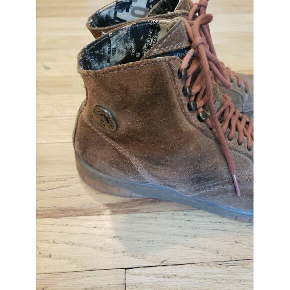 Diesel Tatradium Basket Tatra Mens Boots 10.5 Suede Leather Lace-Up Hiking main image 6